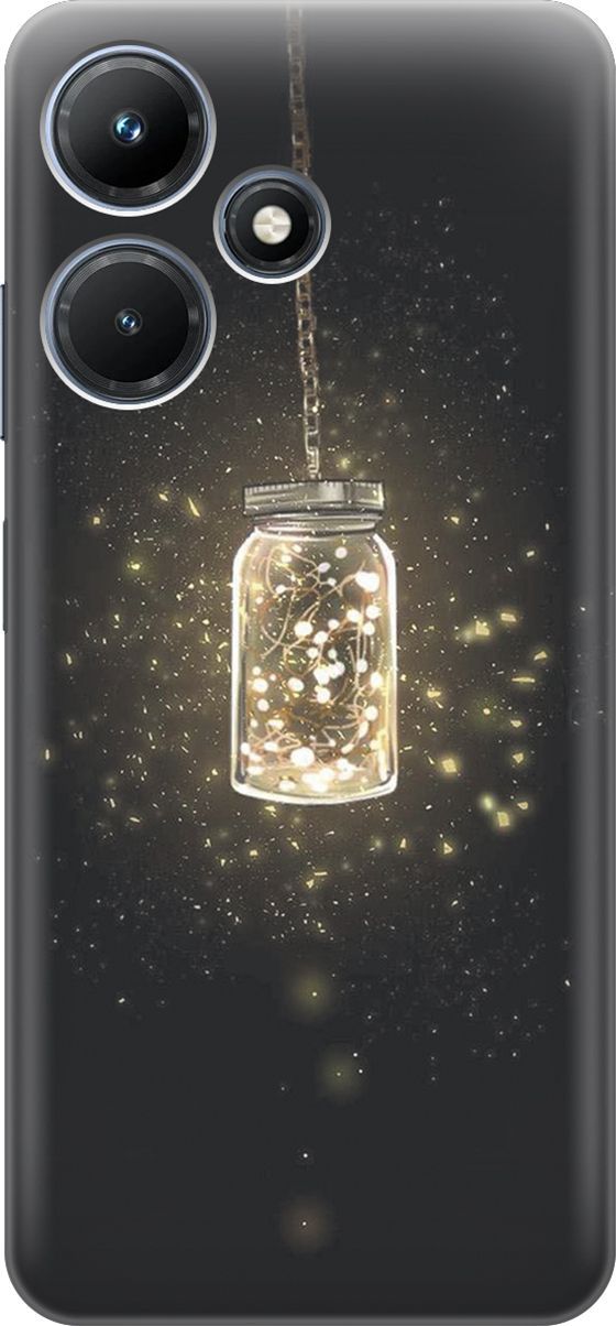 

Чехол на Infinix Hot 30i "Ночной светильник", Желтый;оранжевый, 159404