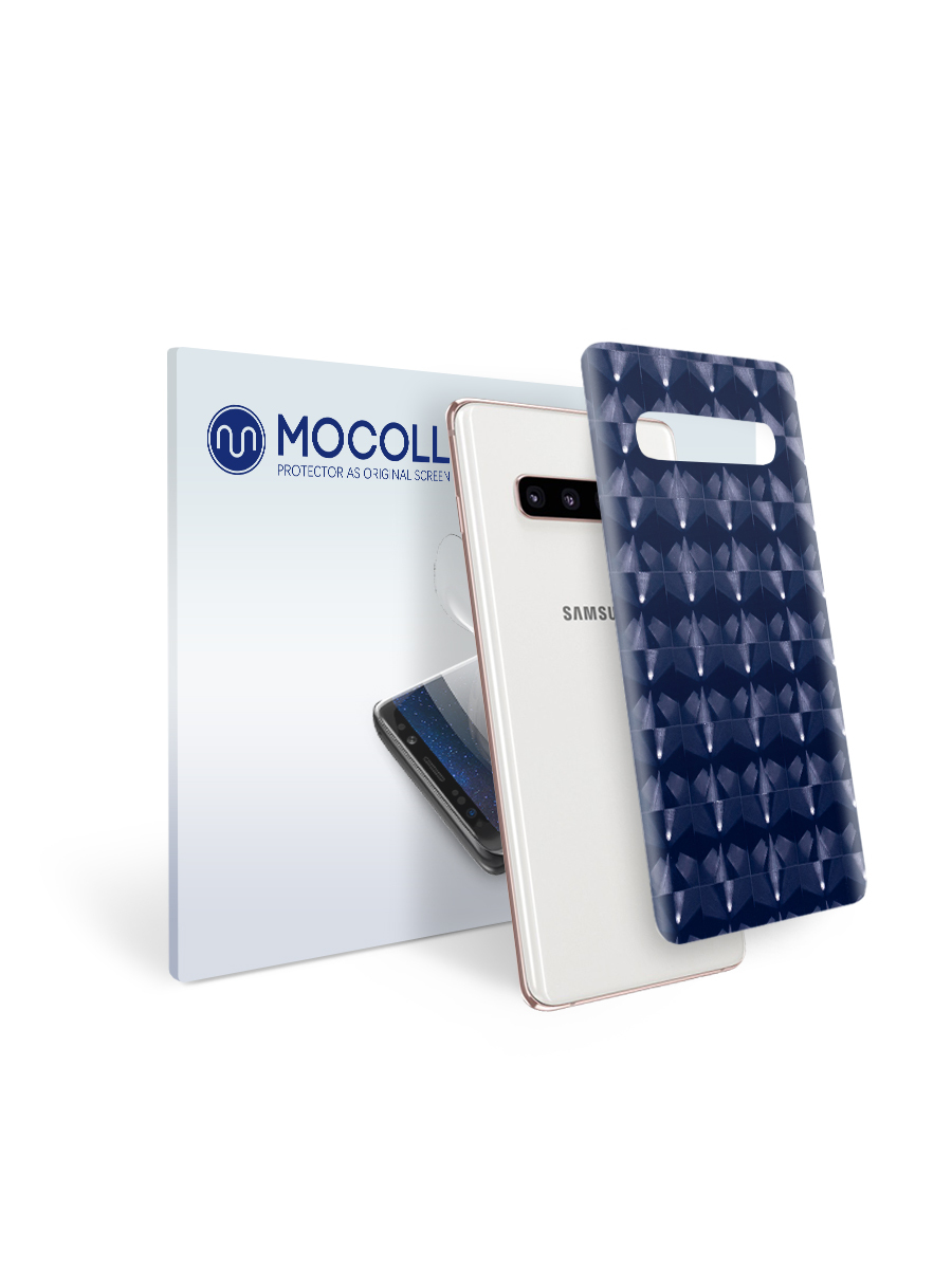 

Пленка защитная MOCOLL для задней панели Samsung GALAXY S9 Plus Кошачий глаз синий