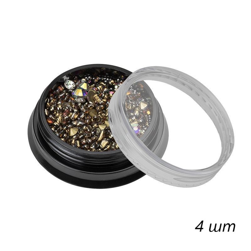 

Стразы для маникюра Nail Art №4 4 шт, Разноцветный, kr-15069