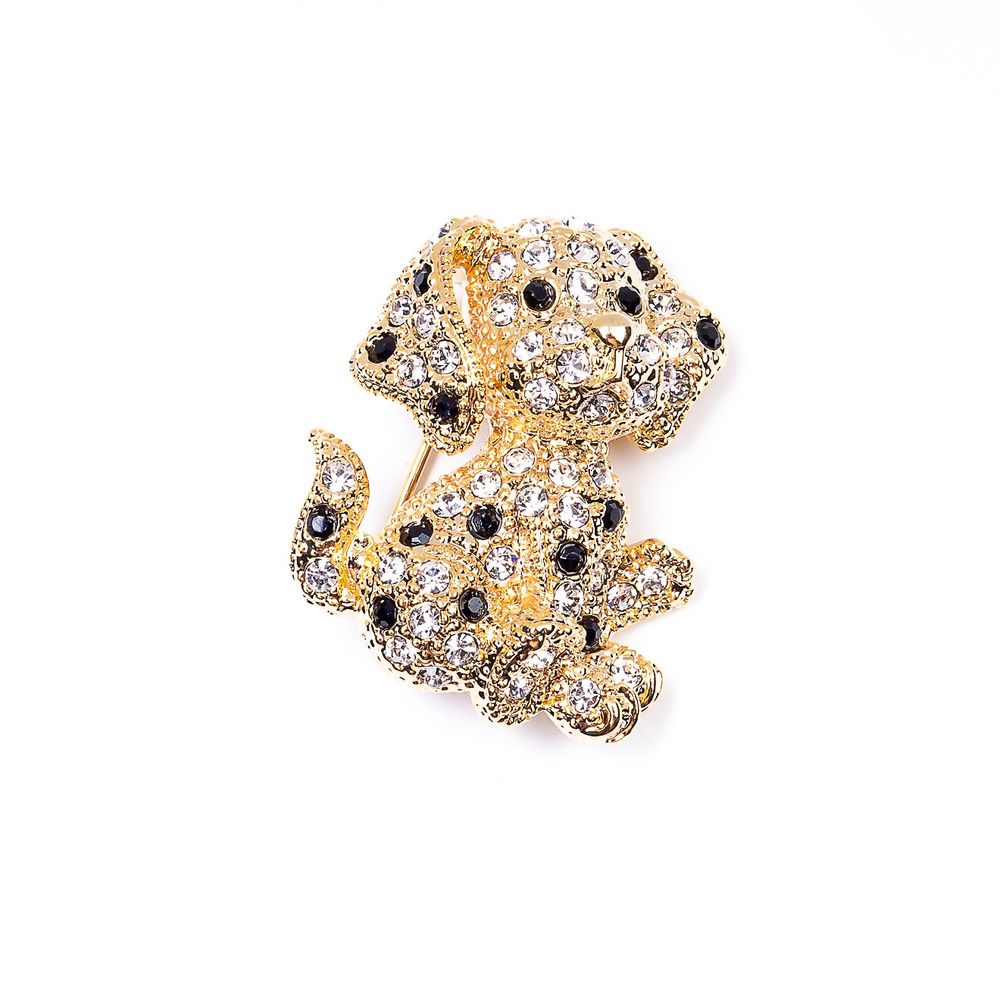 

Брошь из бижутерного сплава с swarovski Moon Paris MoS-22.03-041, MoS-22.03-041