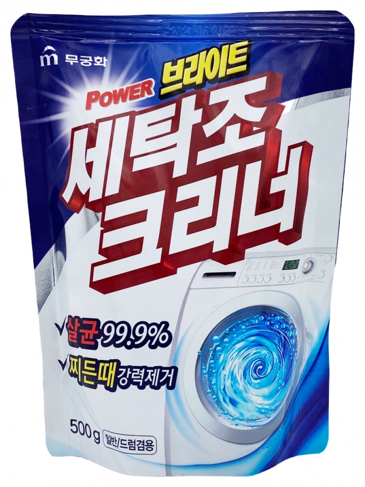 фото Порошок для чистки стиральных машин mukunghwa bright washing mashine cleaner, 500 г