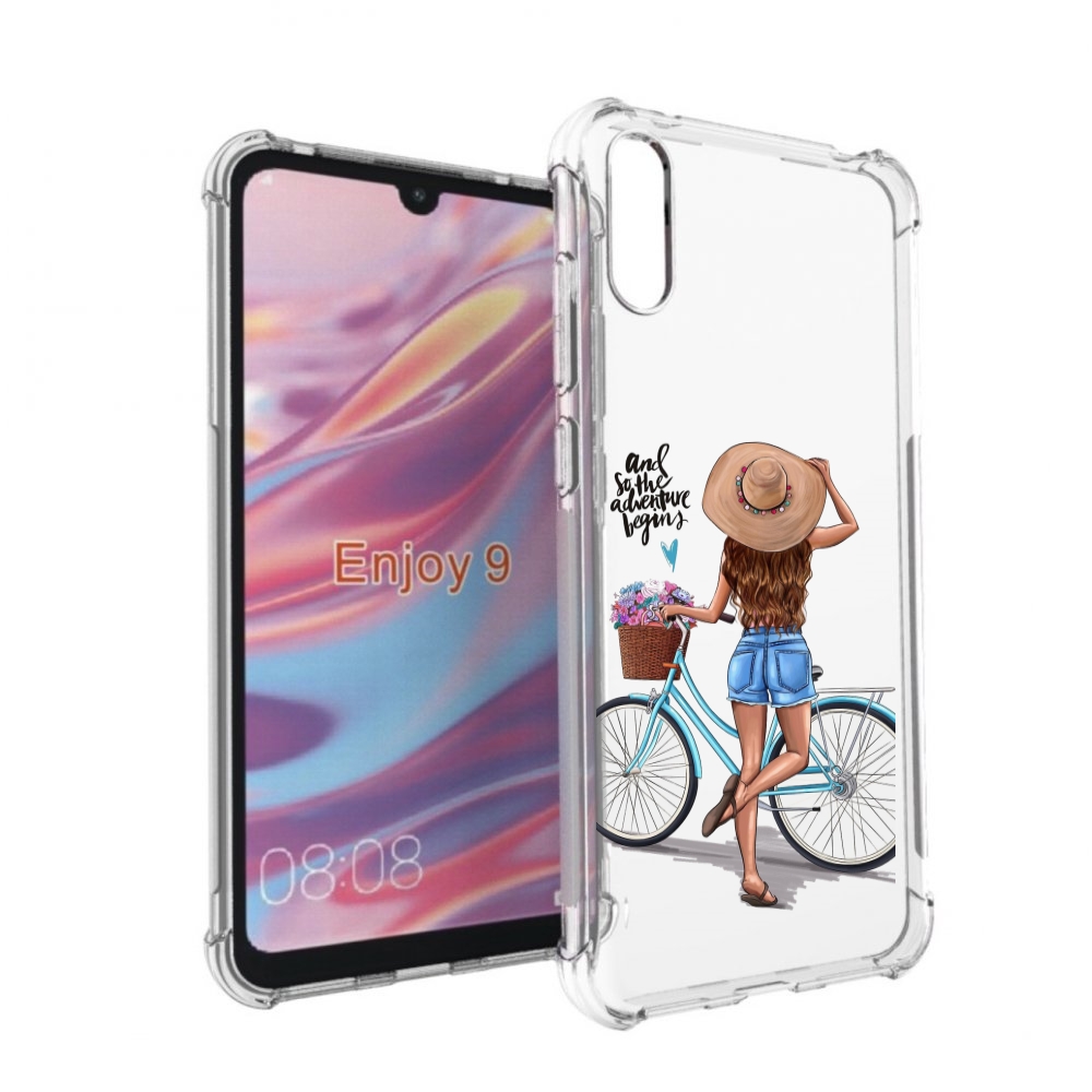 

Чехол бампер MyPads Adventure женский для Huawei Enjoy 9, Прозрачный, Tocco