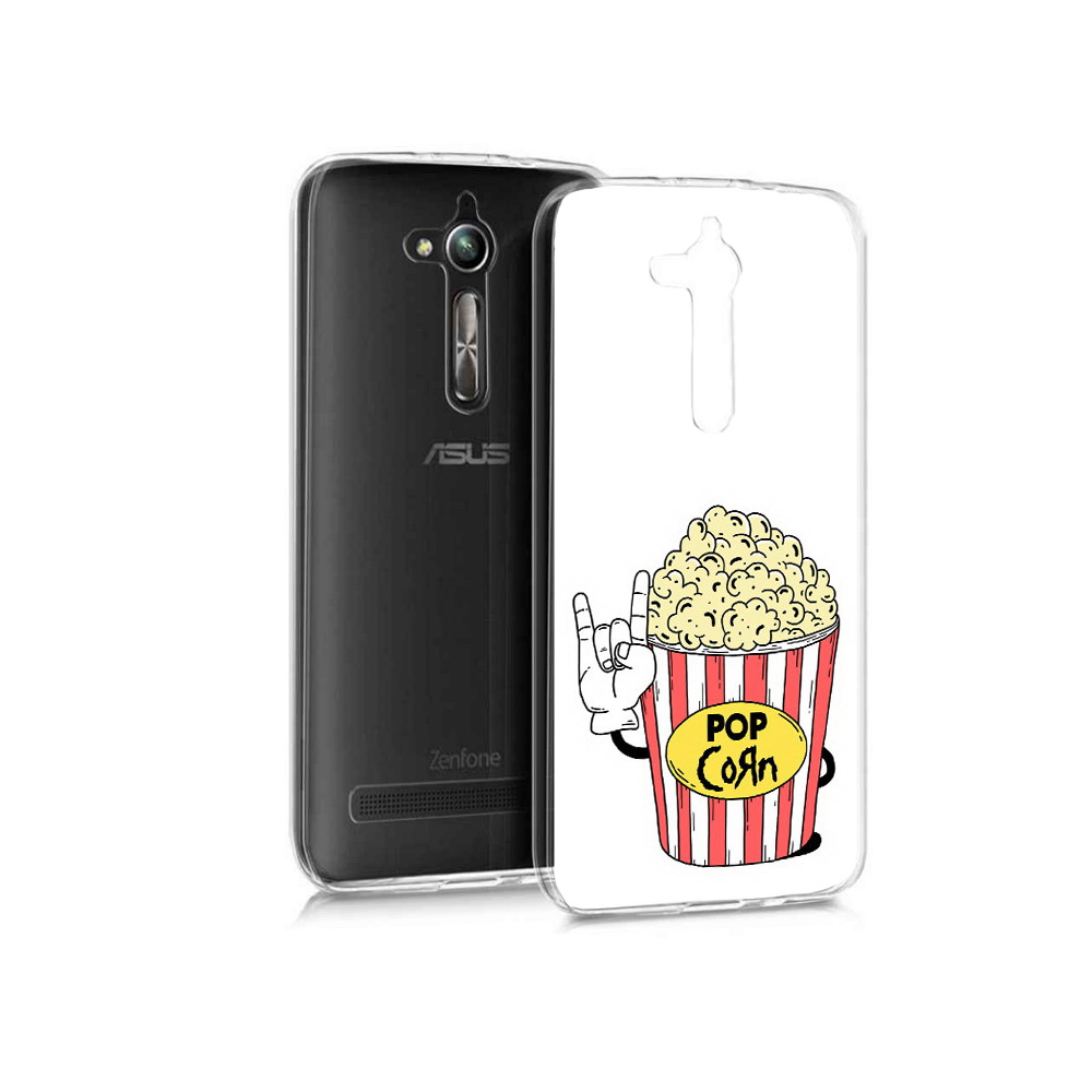 

Чехол MyPads Tocco для Asus ZenFone Go (ZB500KL) крутой попкорн, Прозрачный, Tocco