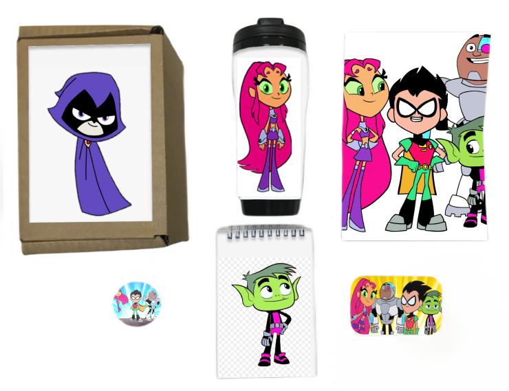 

Бокс GOODbrelok Юные Титаны Вперёд, Teen Titans Go №7
