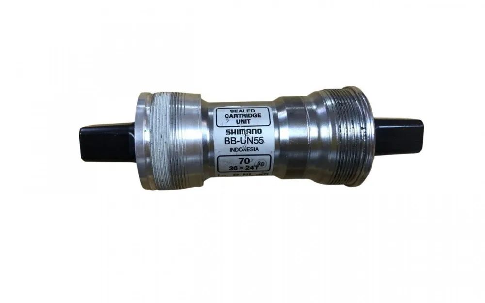 

Каретка SHIMANO UN55 70/122 мм (квадрат), Серый;черный, UN55