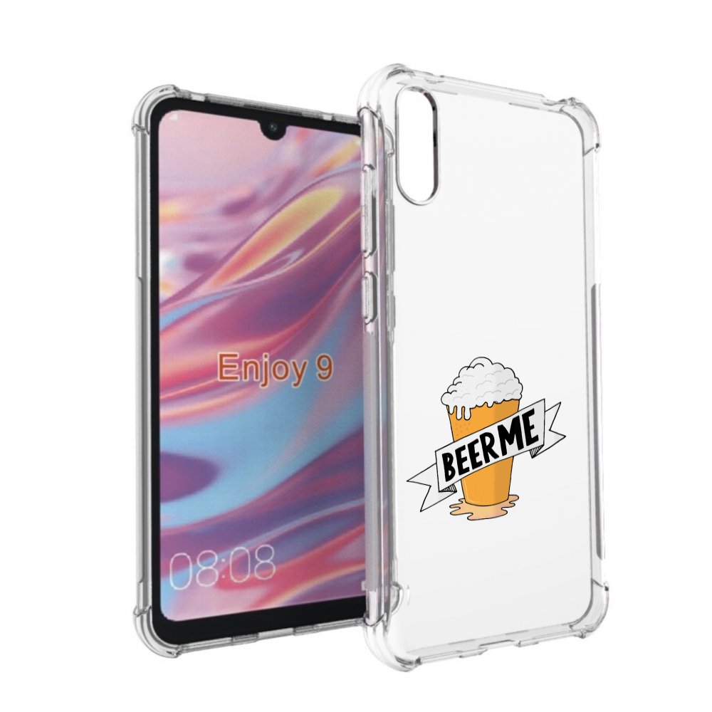 

Чехол бампер MyPads Beer-me для Huawei Enjoy 9, Прозрачный, Tocco