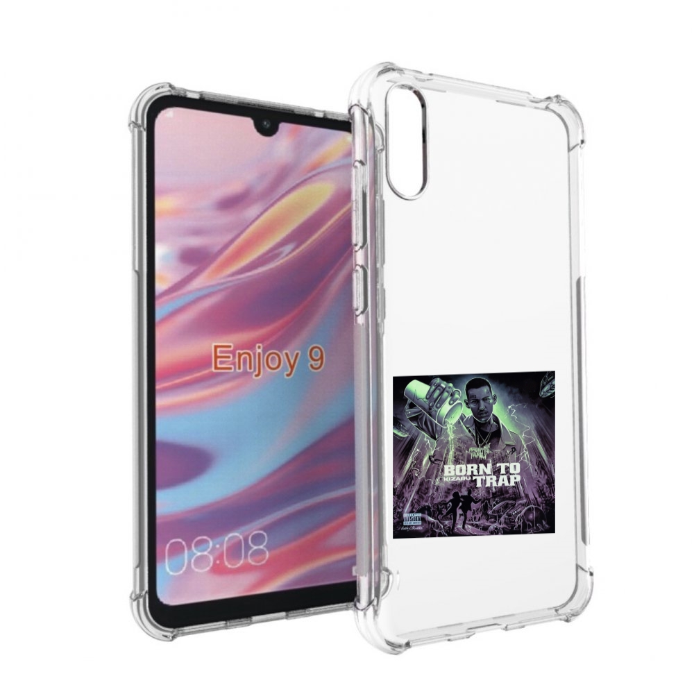 

Чехол бампер MyPads Born to Trap Kizaru для Huawei Enjoy 9, Прозрачный, Tocco