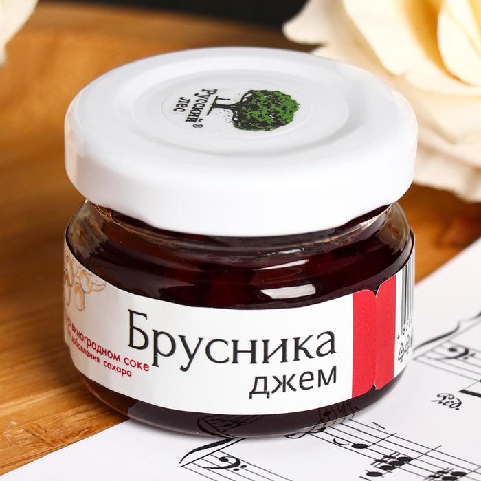 Джем «Русский лес», брусника, 25 г