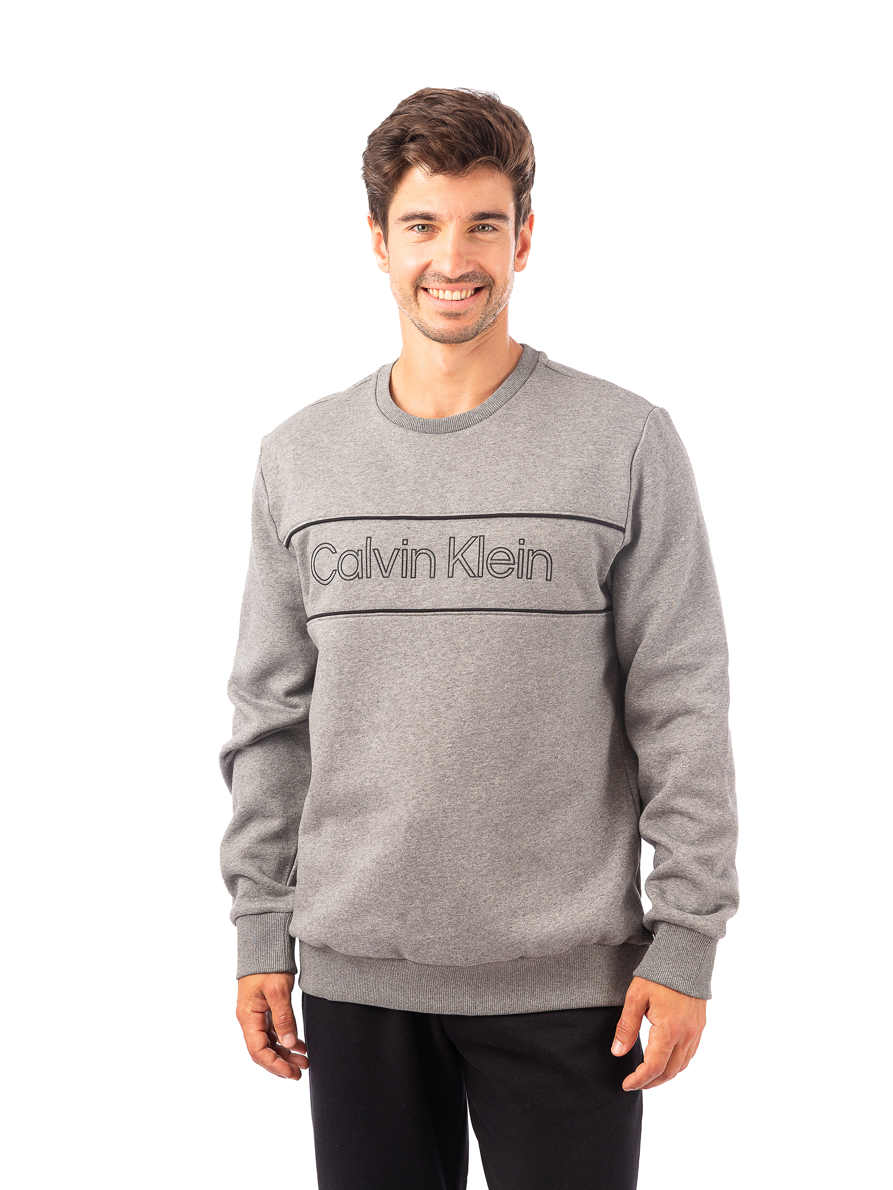 Свитшот мужской Calvin Klein 40J6242 серый 2XL