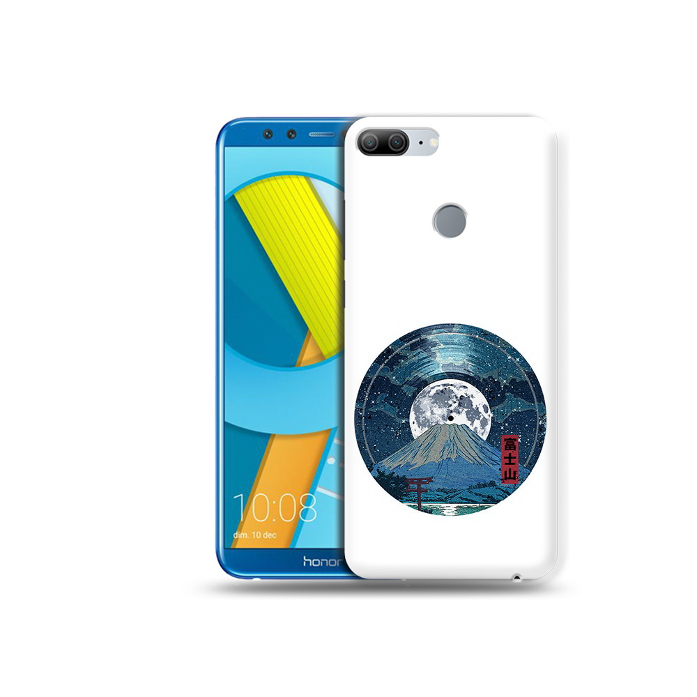 

Чехол MyPads Tocco для Huawei Honor 9 Lite нарисованная виниловая гора с луной, Прозрачный, Tocco