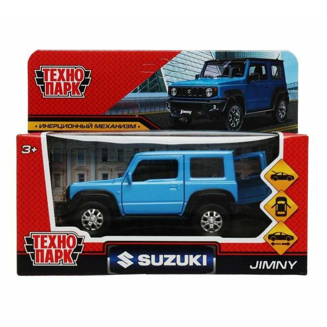 Машинка Технопарк Suzuki Jimny инерционная голубая