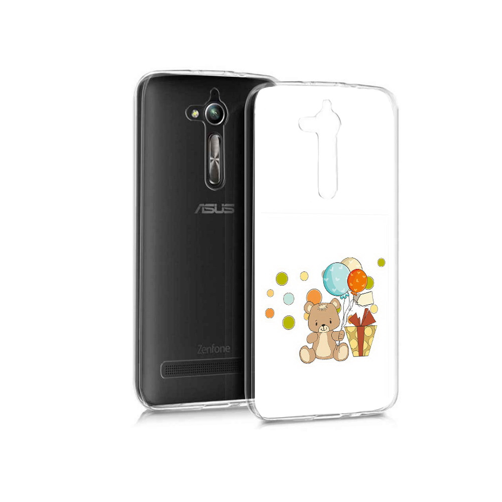 

Чехол MyPads Tocco для Asus ZenFone Go (ZB500KL) медвеженок с подарком, Прозрачный, Tocco