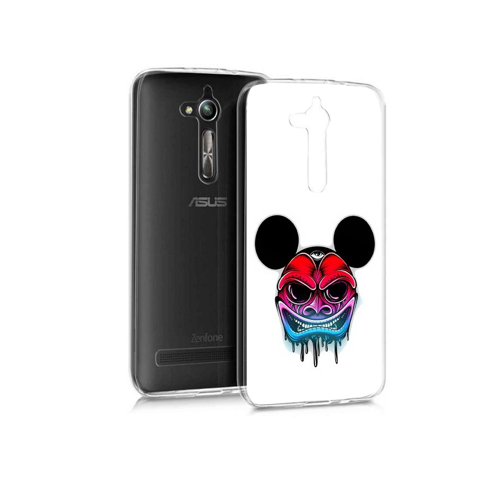 

Чехол MyPads Tocco для Asus ZenFone Go (ZB500KL) микки в маске, Прозрачный, Tocco