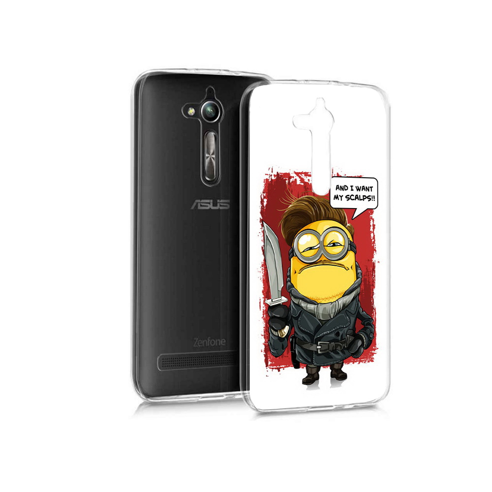 Чехол MyPads Tocco для Asus ZenFone Go (ZB500KL) миньон убийца