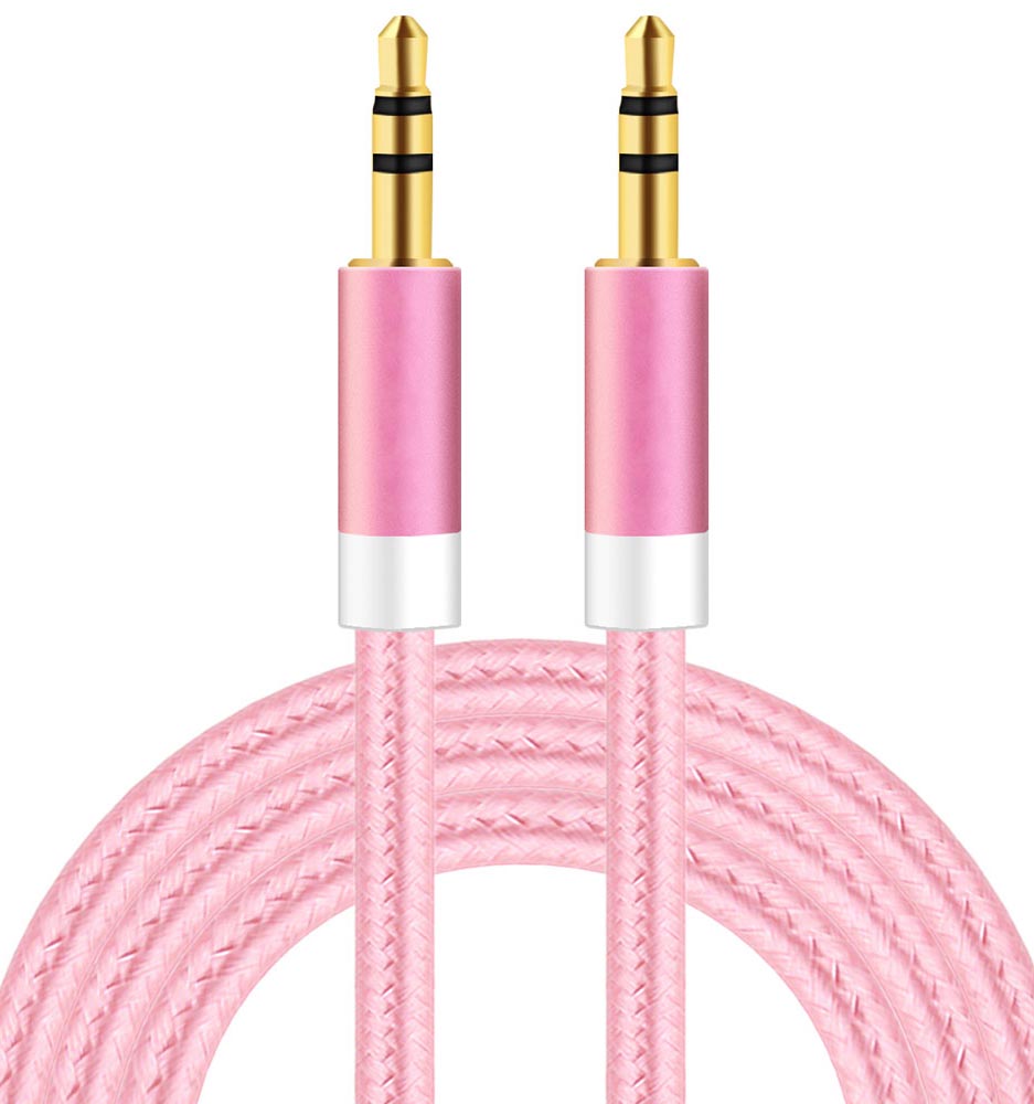 

Кабель AUX GSMIN A27 3,5 мм (1м) Pink