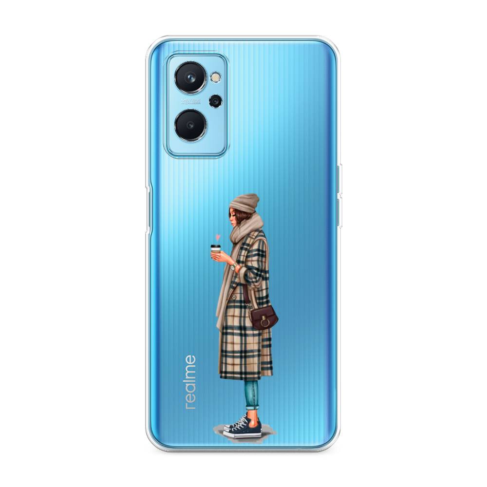 

Чехол на Realme 9i "Утренний кофе", Коричневый;бежевый, 2510850-6