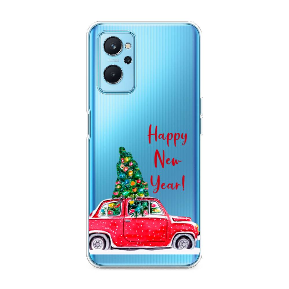 

Чехол на Realme 9i "Happy New Year", Красный;зеленый, 2510850-5