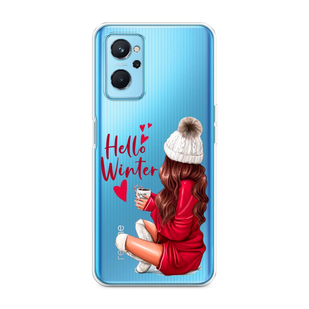 

Чехол на Realme 9i "Hello winter", Красный;белый;коричневый, 2510850-5