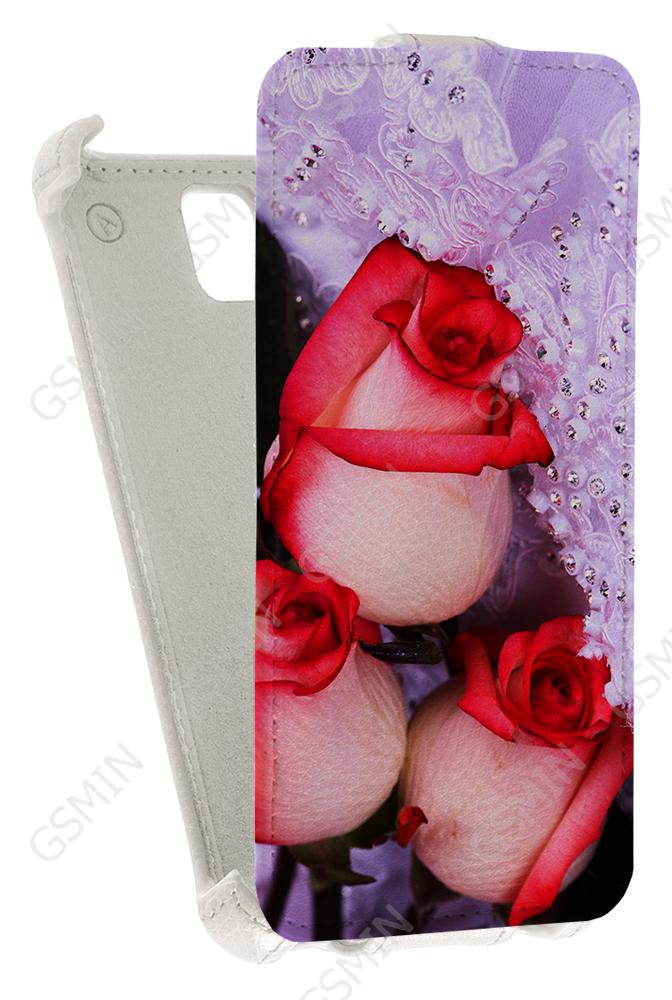 

Кожаный чехол для Huawei Y5 Armor Case (Белый) (Дизайн 104)