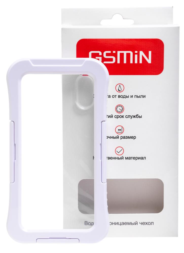 фото Водонепроницаемый чехол для apple iphone x/xs gsmin waterproof case (белый)
