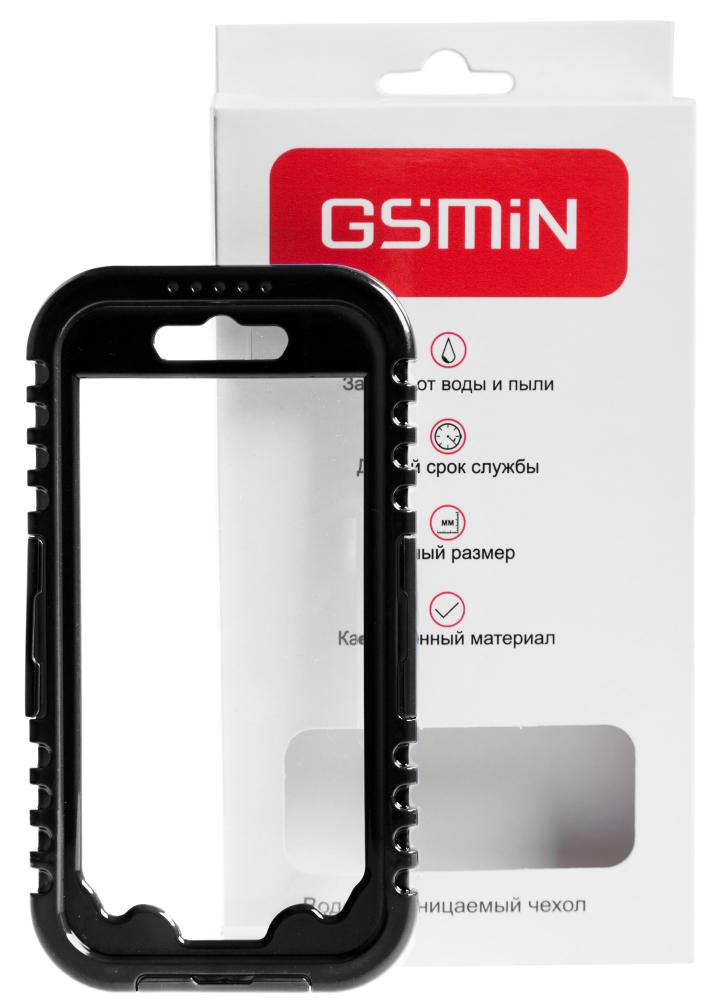 фото Чехол gsmin ribbed waterproof case для apple iphone 6 plus/6s plus black