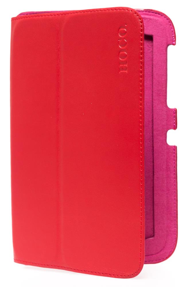 фото Чехол hoco ultra-thin leather case для samsung galaxy tab 7.0/p6200 red hrs