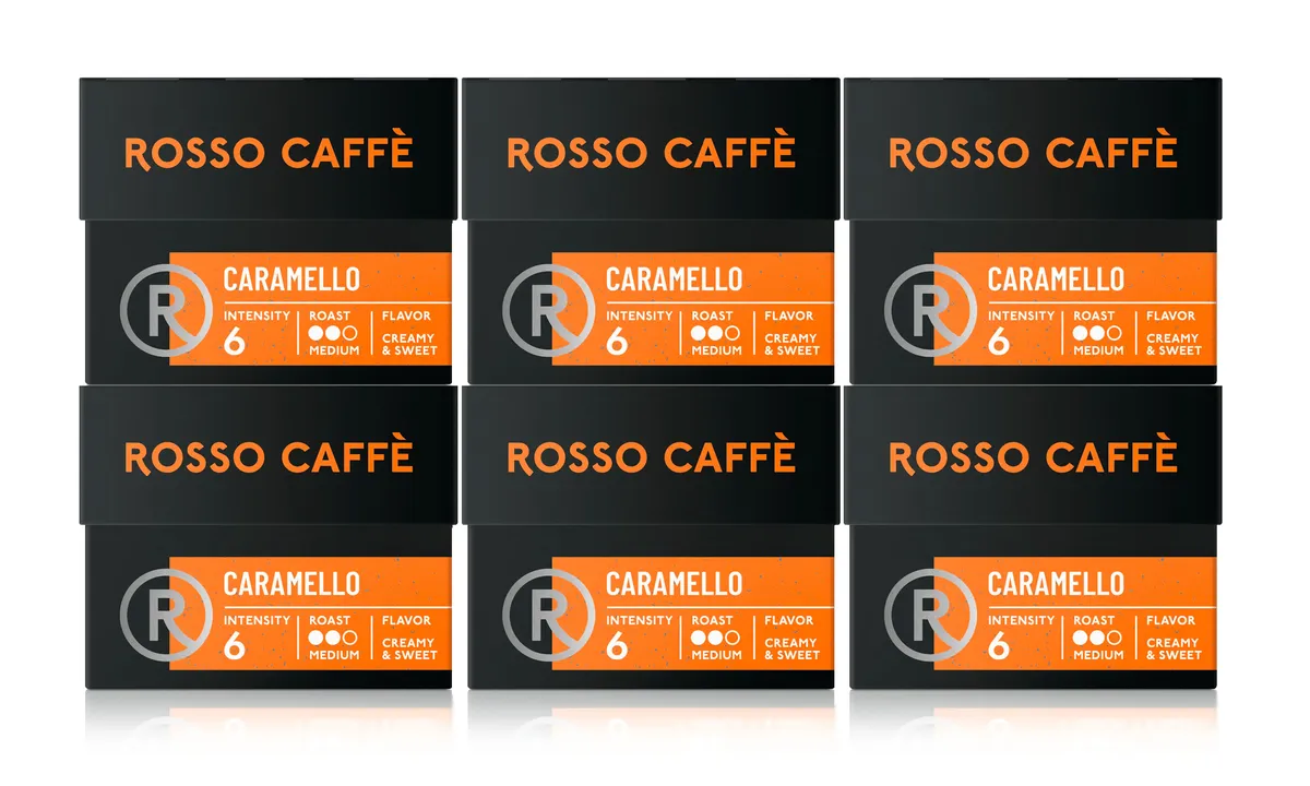 Набор из 6 упаковок Rosso Caffe Caramello