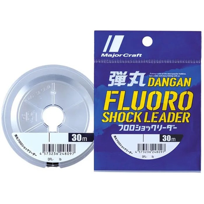 Леска Major Craft DANGAN FLUORO SHOCK LEADER 30м 40Lb # 12 (0.572мм) 21.3кг