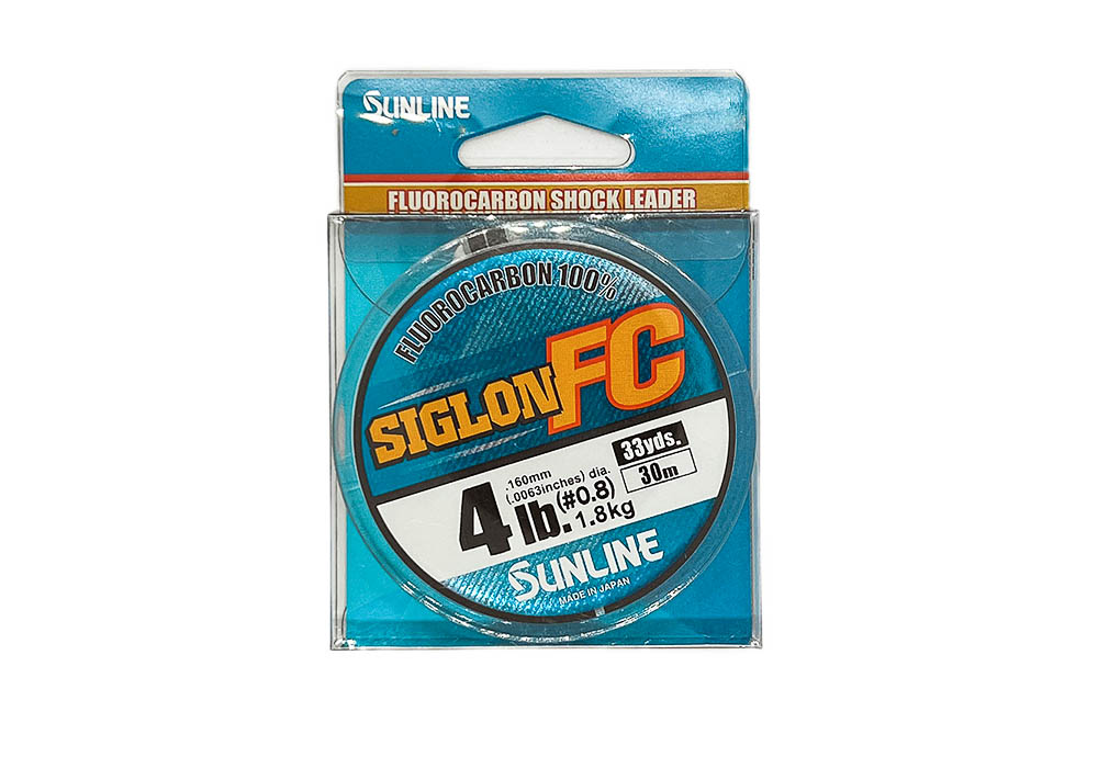 

Леска Sunline SIGLON FC 2020 Clear 30м 4Lb (# 0.8) 0.160мм 1.8кг, Прозрачный, Siglon FC