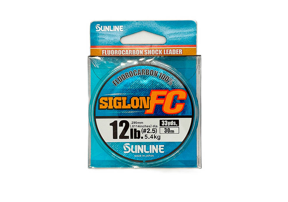 Леска Sunline SIGLON FC 2020 Clear 30м 12Lb (# 2.5) 0.290мм 5.4кг