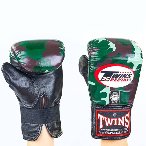 фото Боксерские перчатки twins fancy training bag gloves белые, 8 унций