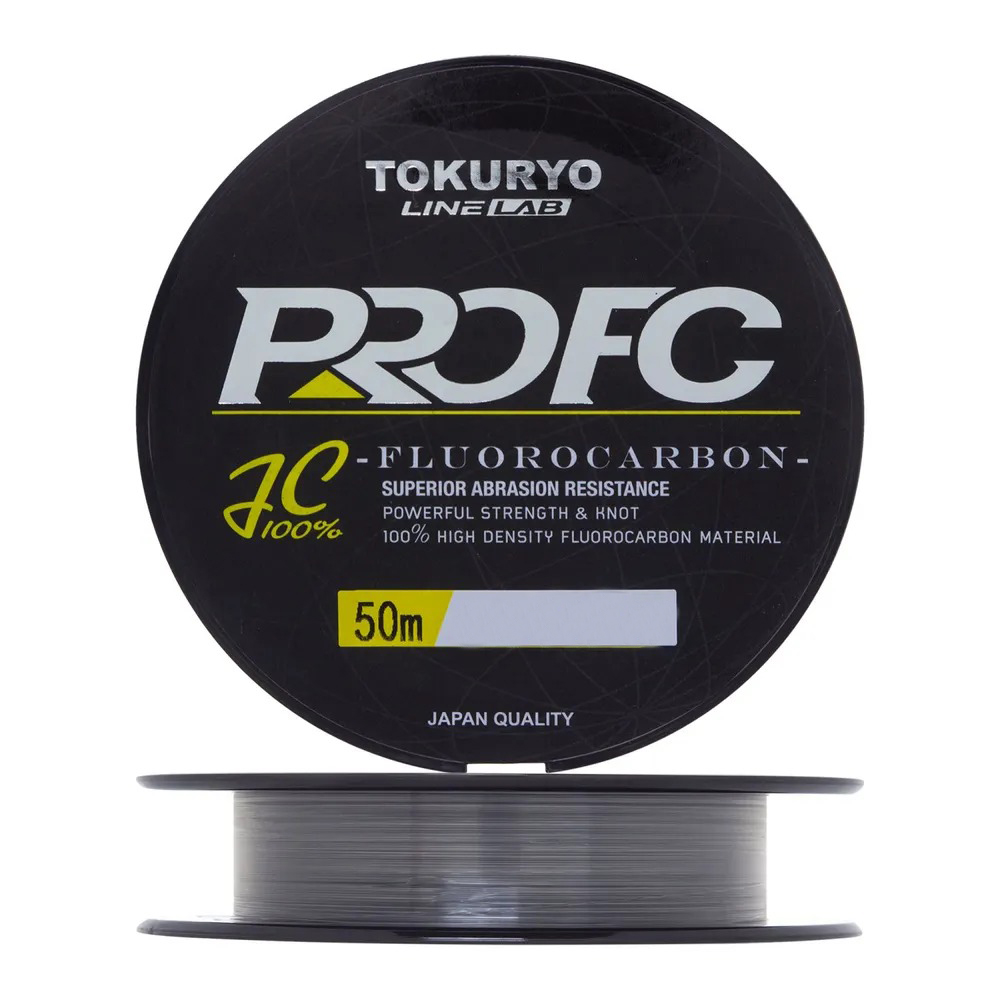 Леска Tokuryo PRO FC Fluorocarbon 50м Clear # 1.5 (0.218мм) 6.8Lb