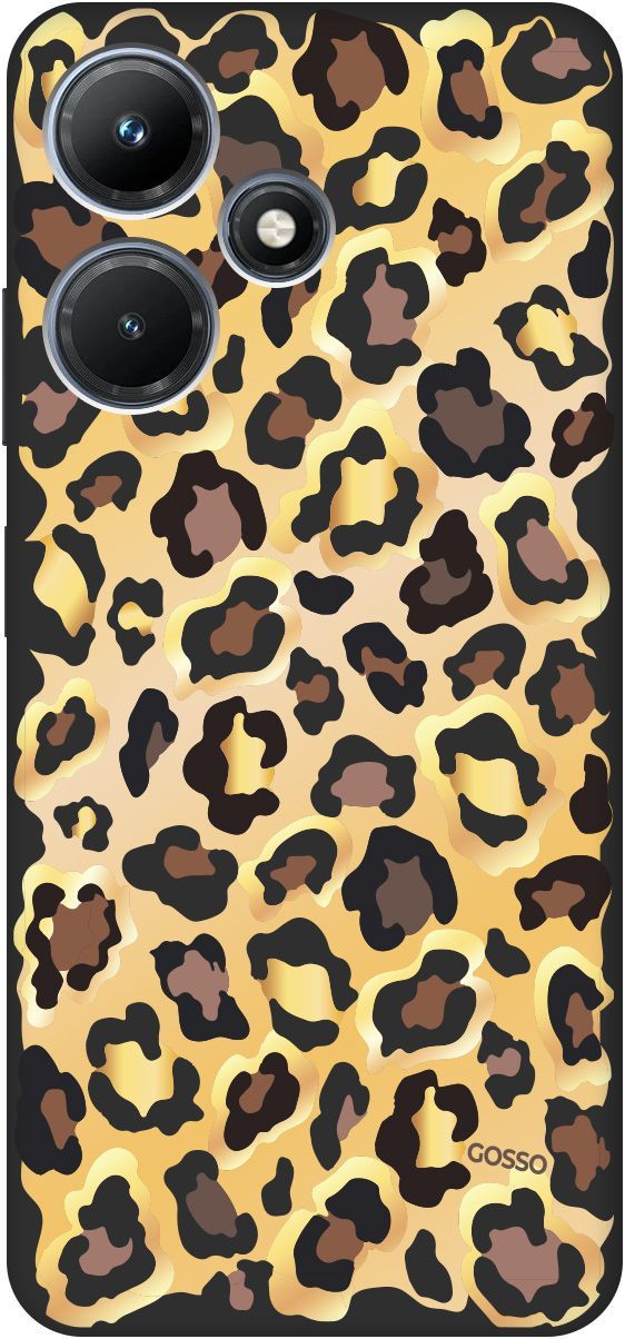 

Чехол на Infinix Hot 30i "Cheetah" черный, Черный;коричневый, 159412