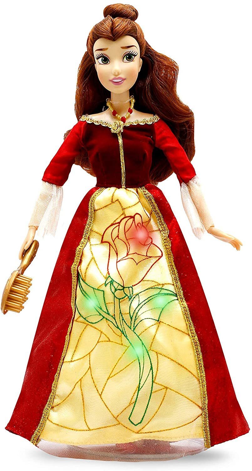 фото Кукла disney белль принцесса диснея, светящееся платье, свет, 2896547