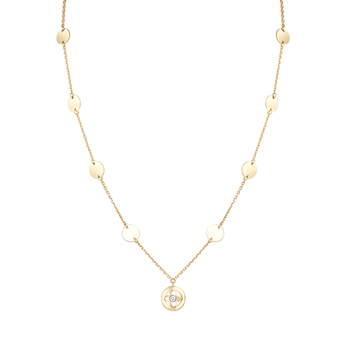 

Сотуар из комбинированного золота с бриллиантом 35 см PLATINA jewelry 07-0251-00-101-1121, 07-0251-00-101-1121