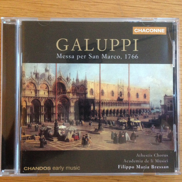 

Galuppi: Messa per San Marco. 1766. (1 CD)