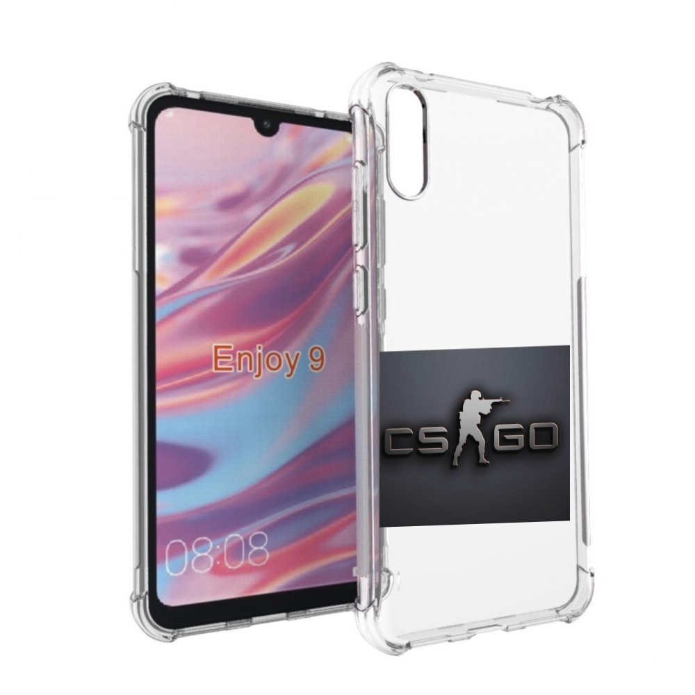 

Чехол бампер MyPads CS go логотип мужской для Huawei Enjoy 9, Прозрачный, Tocco