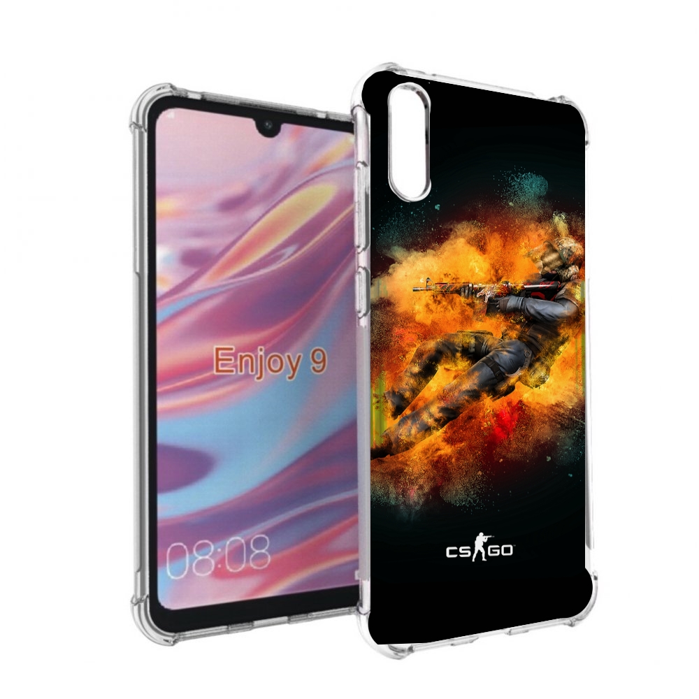 

Чехол бампер MyPads CS-go-Контр-террорист мужской для Huawei Enj, Прозрачный, Tocco