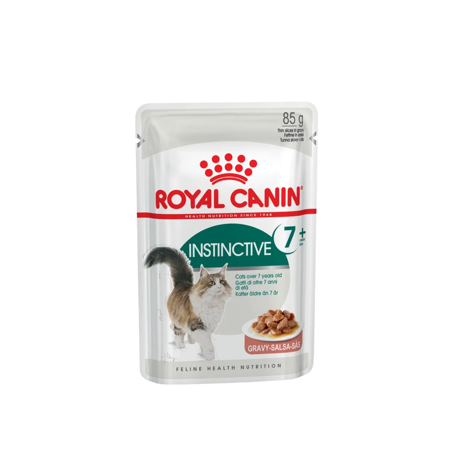 Влажный корм для кошек Royal Canin Instinctive 7 старше 7 лет в соусе мясо 85 г 240₽