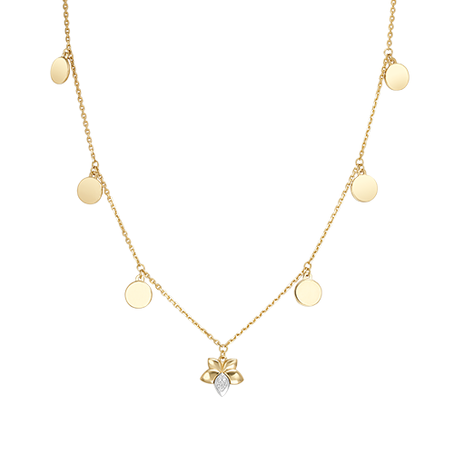 

Сотуар из комбинированного золота с бриллиантом 35 см PLATINA jewelry 07-0252-00-101-1121, 07-0252-00-101-1121