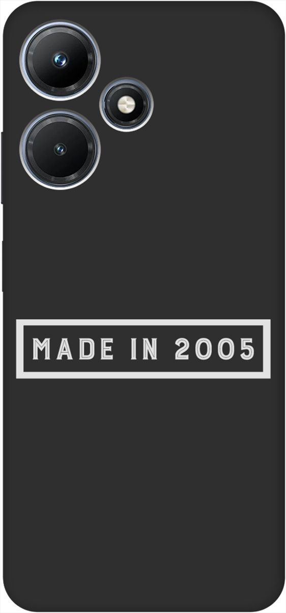 

Чехол на Infinix Hot 30i "2005 W" черный, Черный;белый, 159413