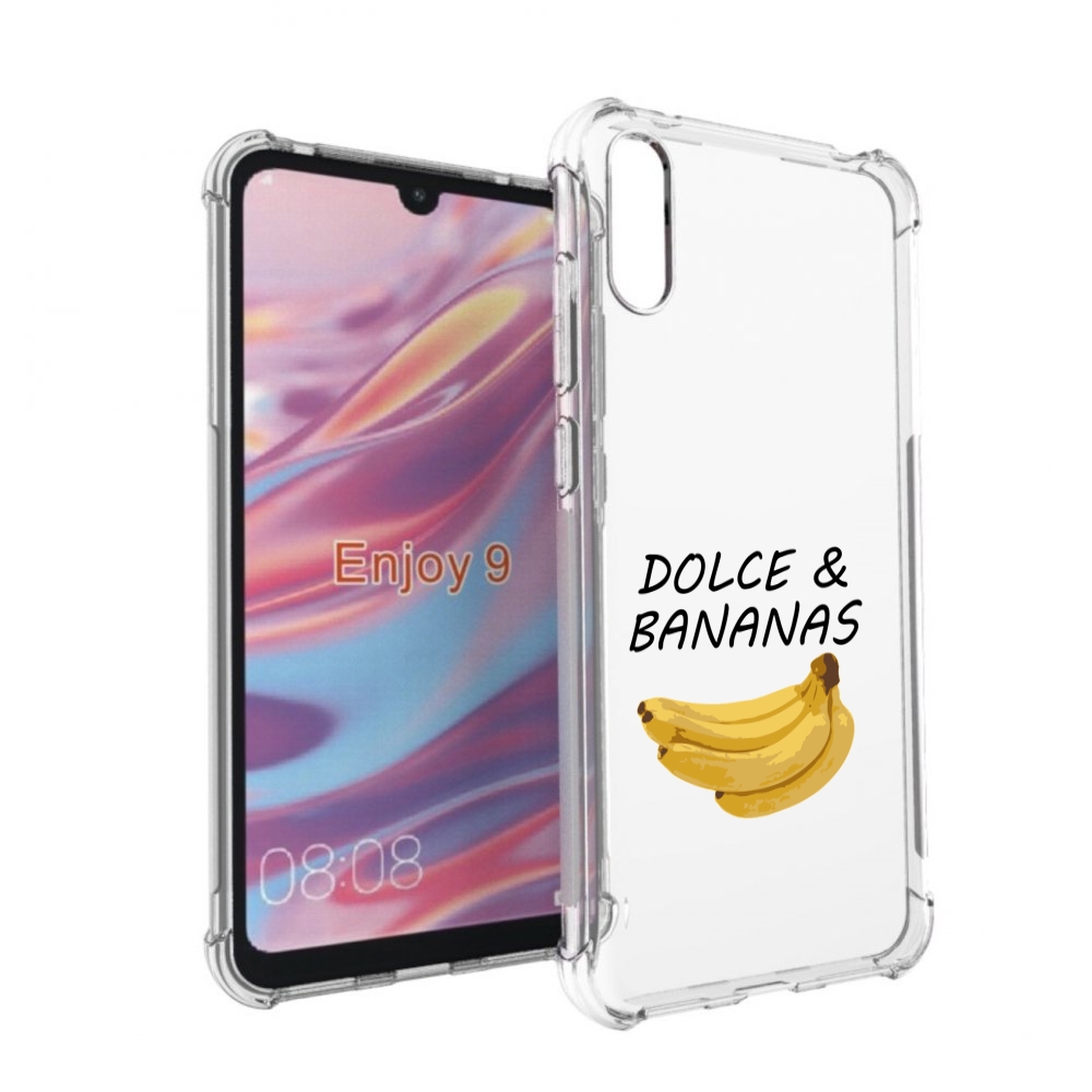 

Чехол бампер MyPads Dolce Дольче банан для Huawei Enjoy 9, Прозрачный, Tocco