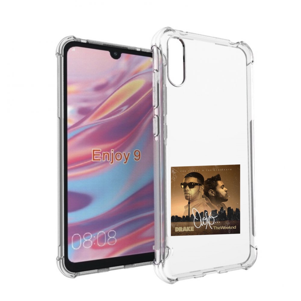 

Чехол бампер MyPads Drake & The Weeknd - OVOXO для Huawei Enjoy, Прозрачный, Tocco