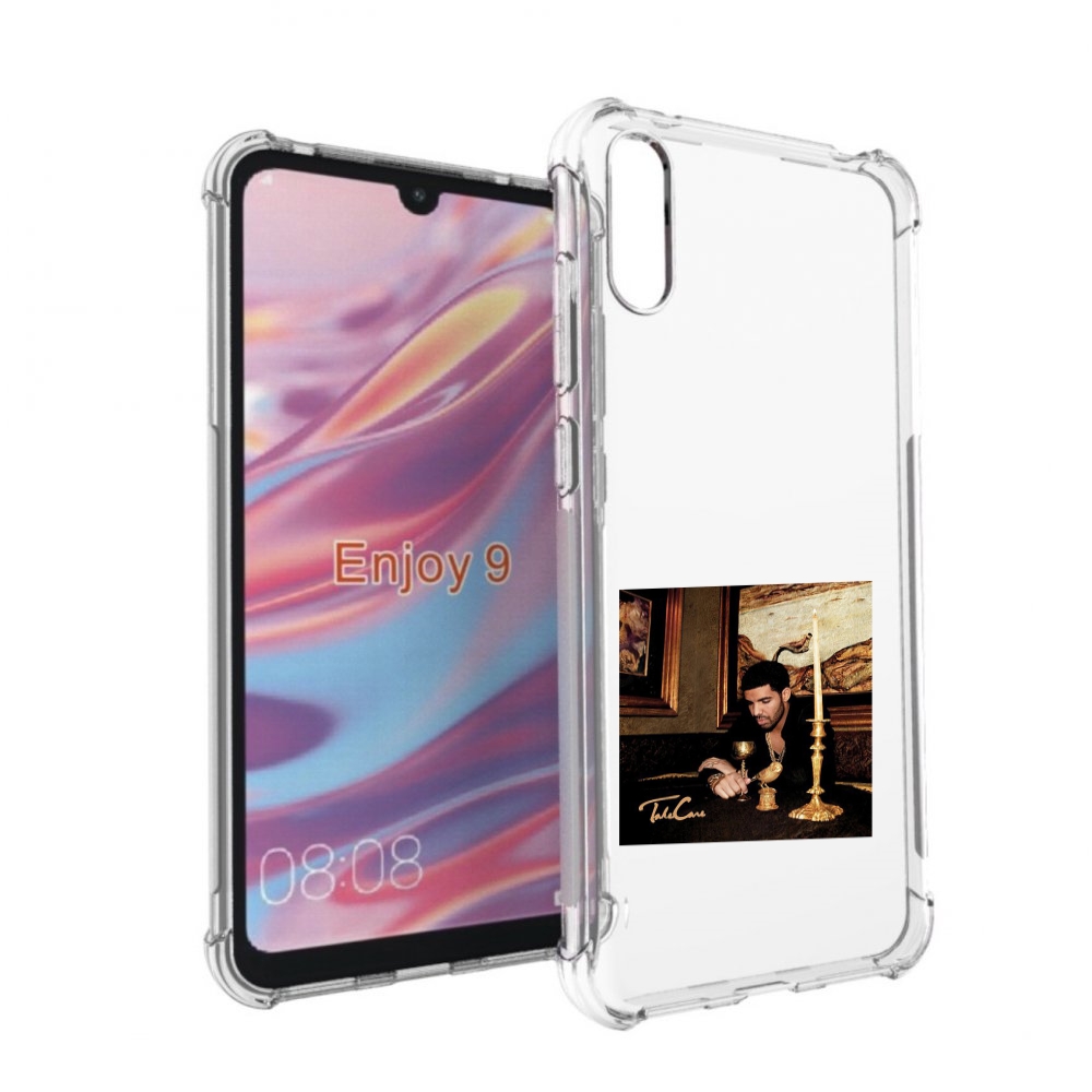 

Чехол бампер MyPads Drake - Take Care для Huawei Enjoy 9, Прозрачный, Tocco