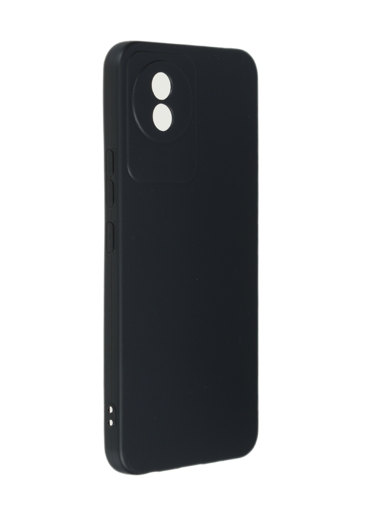 

Чехол DF для Vivo Y02 Silicone Black vCase-15, Черный, Vivo Y02