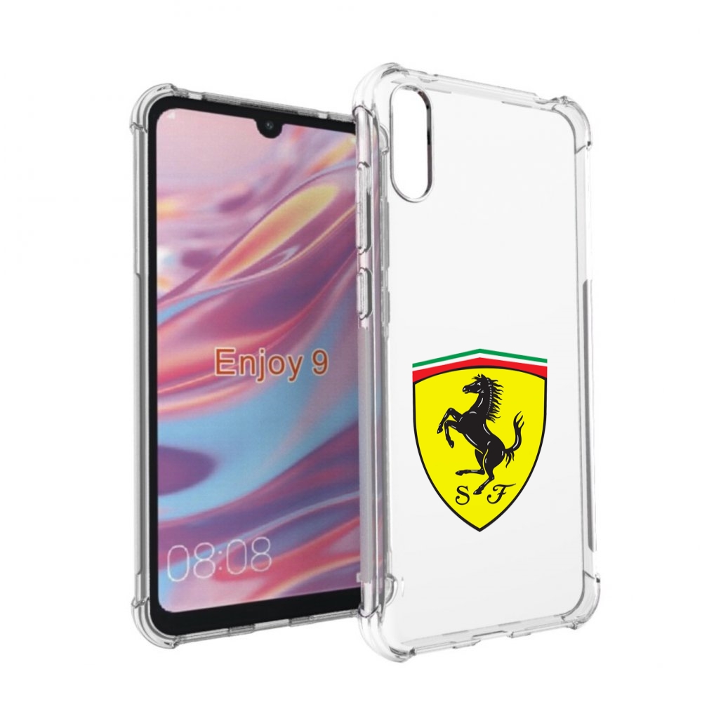 

Чехол бампер MyPads Ferrari-3 мужской для Huawei Enjoy 9, Прозрачный, Tocco