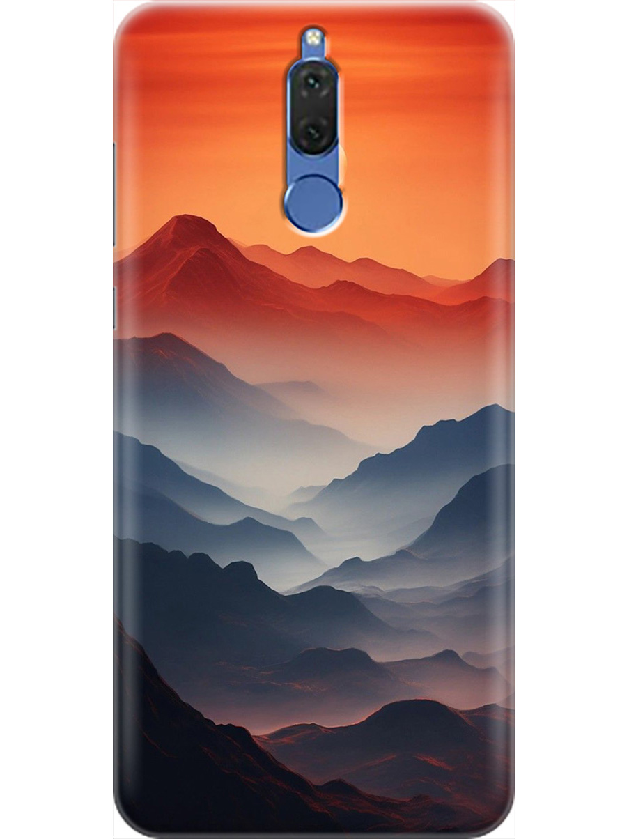 

Силиконовый чехол на Huawei Mate 10 Lite / Nova 2i с принтом "Луна над горами", 717097010