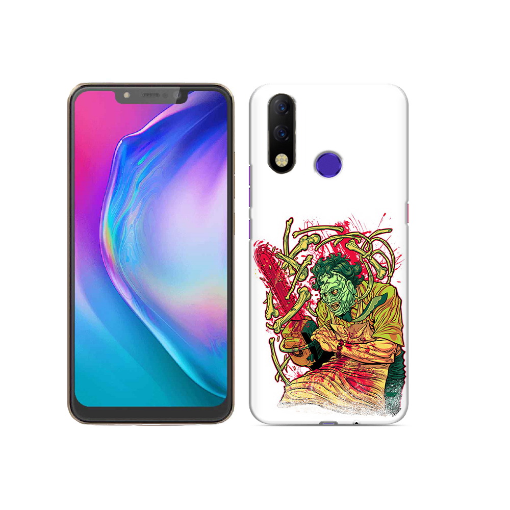 

Чехол MyPads Tocco для Tecno Spark 3 Pro яркий мясник, Прозрачный, Tocco