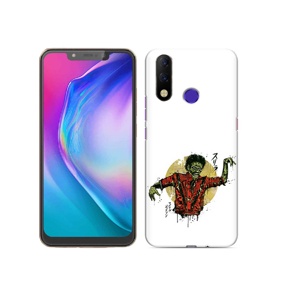 

Чехол MyPads Tocco для Tecno Spark 3 Pro Зомби, Прозрачный, Tocco