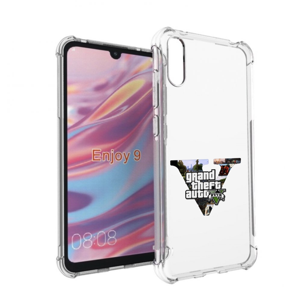

Чехол бампер MyPads GTA 5 логотип для Huawei Enjoy 9, Прозрачный, Tocco